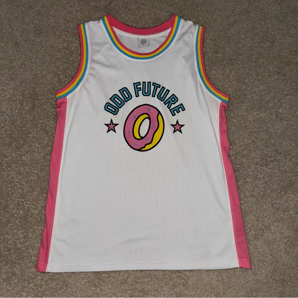 Odd Future White and Pink Tank Top